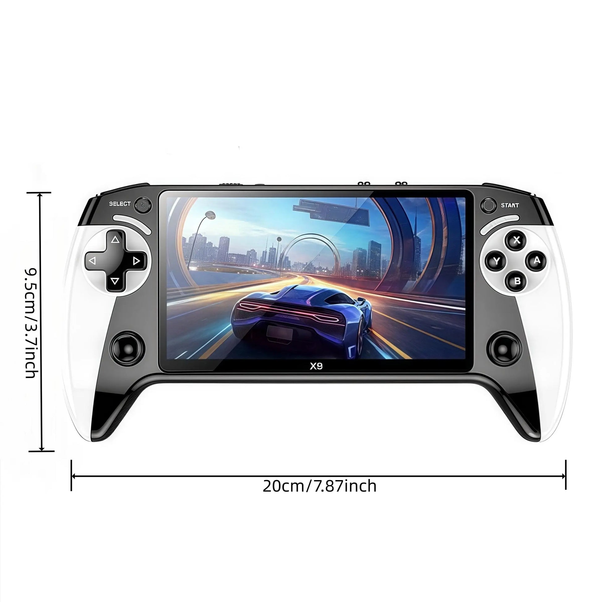 Portable Retro Game Console X9, 5.5 Inch Large Screen, Supports Eight Emulators, Perfect Gift for Day, Father'S Day, Christmas