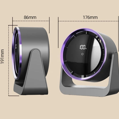 Desktop Fan Digital Display Touch Screen Home Dormitory Wall-Mounted Two-In-One Mini Circulating Small Fans 2025 New
