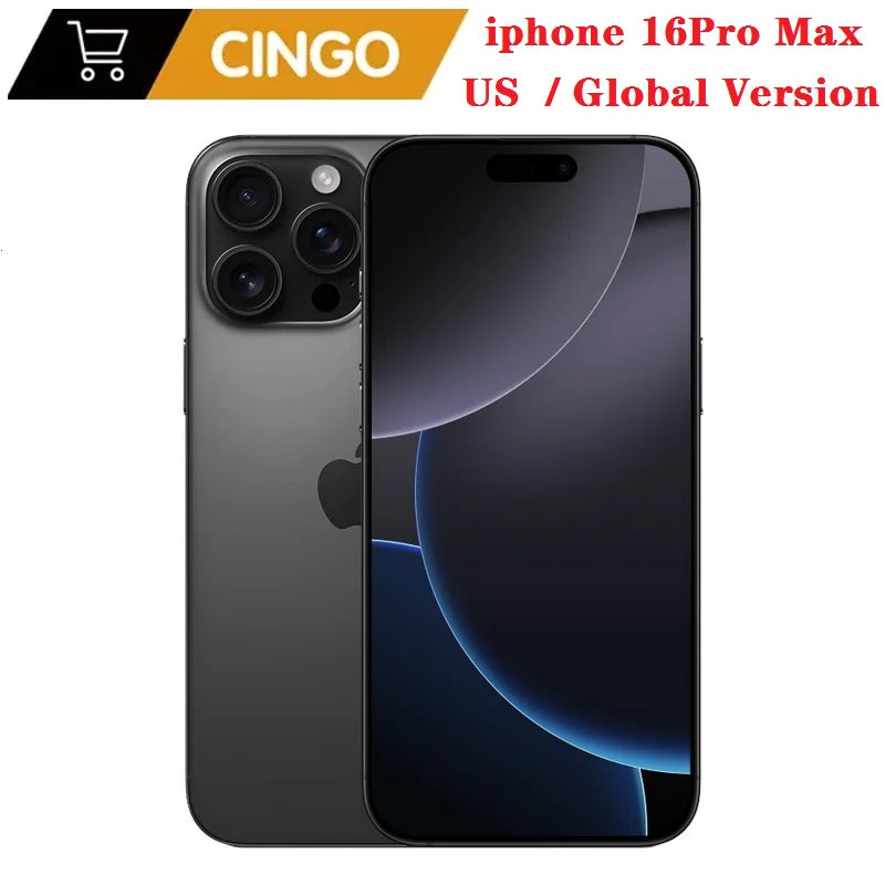 98%New  Iphone 16 Pro Max 6.9' 5G LTPO Super Retina XDR OLED Face ID NFC A18Pro Unlocked 256GB 512GB Original Smart Phone